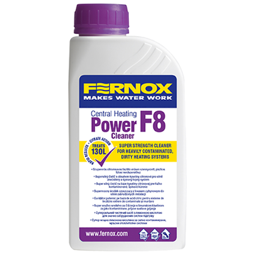 ПОЧИСТВАЩ ПРЕПАРАТ ЗА ОТОПЛИТЕЛНИ ИНСТАЛАЦИИ FERNOX POWER CLEANER F8 - 500 ml