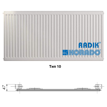 Korado Radik Klasik - Стоманени панелни радиатори Тип 10