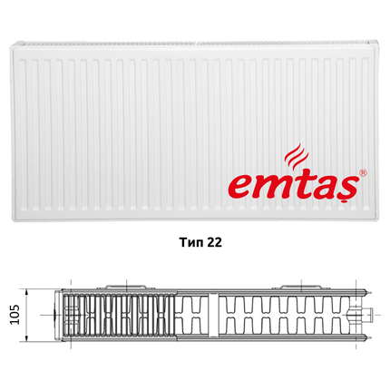 Emtas - Стоманени панелни радиатори Тип 22 PKKP